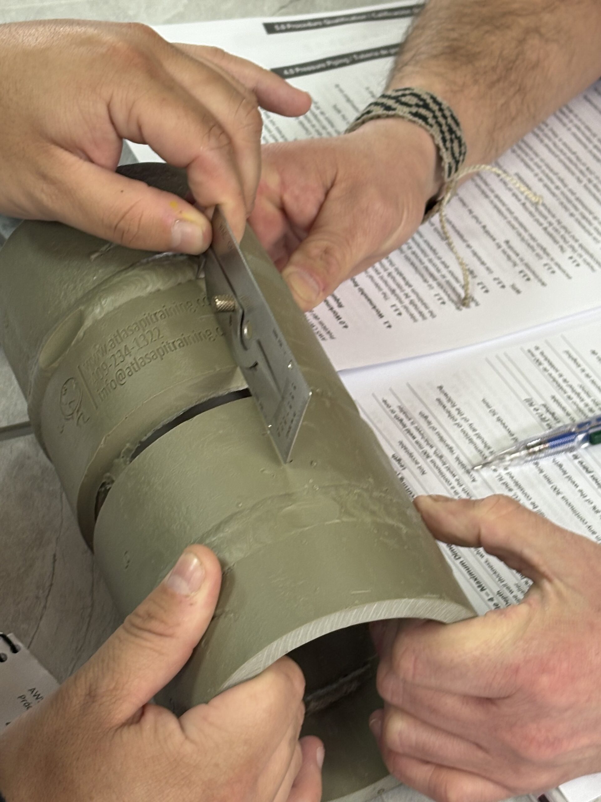 Inspección práctica de soldadura CWI